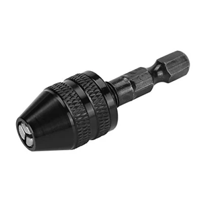 Imagen de Hilitand Capacidad del Adaptador de Pinza Mandril sin Llave vástago Hexagonal 6,5 mm para Taladro Destornillador eléctrico(H01335)