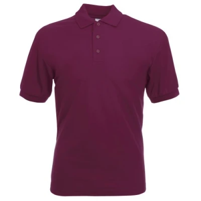 Imagen de Fruit of The Loom Raglan Sleeve Polo, Burdeos, Medium para Hombre