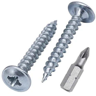 Imagen de Lote de 550 tornillos madera acero galvanizado 3,5 x 30 mm, metal, cabeza viga modificada, autorroscante (550, mm)