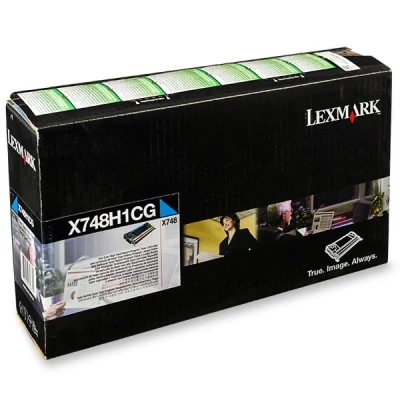 Imagen de Lexmark X748H1CG toner cian XL (original)