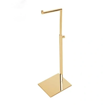 Imagen de Soporte de exhibición ajustable acero inoxidable con superficie espejo dorado