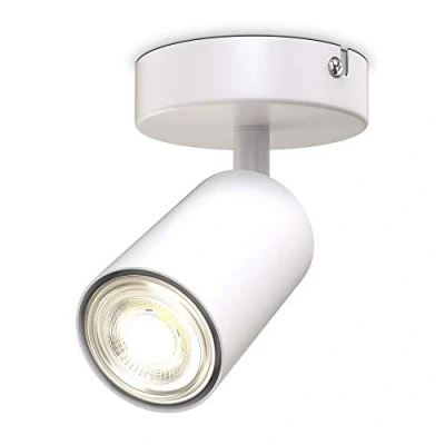 Imagen de B.K.Licht I 1 foco de fuego giratorio GU10 blanco mate sin bombilla