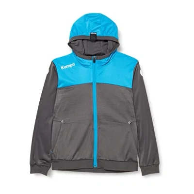 Imagen de Kempa Emotion 2.0 Hood Jacket Sudadera, Hombre, anthra/kempablue, 128