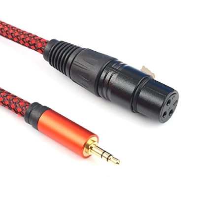 Imagen de SiYear cable de interconexión asimétrico 3,5 mm. Conector mini jack estéreo TRS a doble XLR macho 3 pines, divisor en Y (1,5 m)