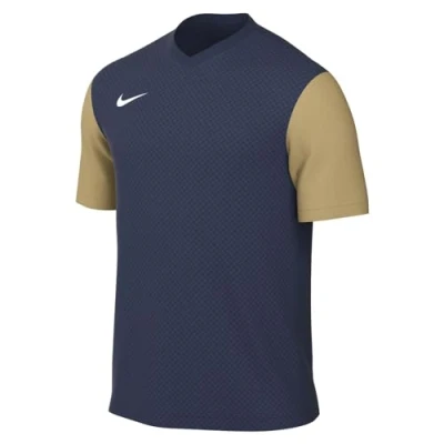 Imagen de Nike DH8035 411 M NK DF Tiempo Prem II JSY SS T Shirt Hombre Midnight Navy/Jersey Gold/White Tamaño XXL