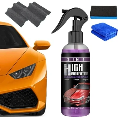 Imagen de Newbeeoo Car Coating Spray,3 in 1 High Protection Quick Spray,Ceramic Spray,Nano Scratch Repair Spray for Cars (1 pcs)