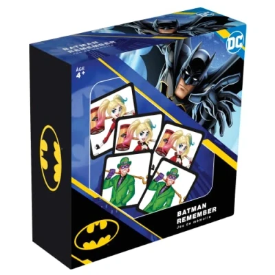 Imagen de TOPI GAMES Batman Remember Juego de Mesa para niños Cartas a Partir 7 años 2 6 Jugadores BAT RM 117001 Versión Francesa