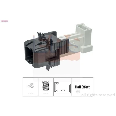Imagen de EPS 1.810.312 Interruptor luces freno electrónico Made in Italy OE Equivalent