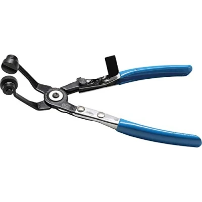 Imagen de BGS 477 Alicates para abrazaderas de mangueras curvado tipo con función carraca 220 mm