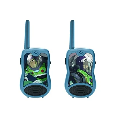 Imagen de Lexibook, Buzz Lightyear, Walkie talkies 200m, Juego de comunicación para niños, 2 Canales comunicación, Clip cinturón, a Pilas, Gris, TW12LY