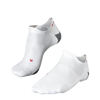 Imagen de FALKE RU5 Race Invisible W IN hilo funcional anti ampollas 1 par, Calcetines para correr Mujer, Blanco (White Mix 2020), 37 38