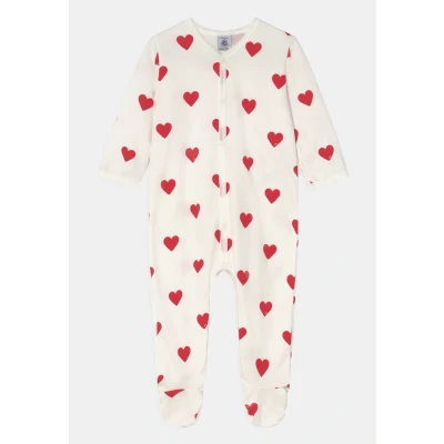 Imagen de Petit Bateau DORS BIEN Y Chaud MAR Pijama de bebé para niños, Talla: 80, Marshmallow/terkuit