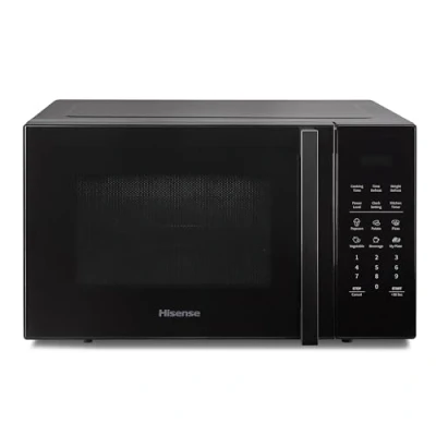 Imagen de Hisense H29MOBS9H Microondas, 29L,Plato Giratorio XL, Múltiples Niveles de Potencia, Modo Eco, Programas Automáticos, Control Táctil, Negro
