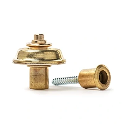 Imagen de JIM DUNLOP Straplok Alargado Latón Saco de 2, Cierre cinturón