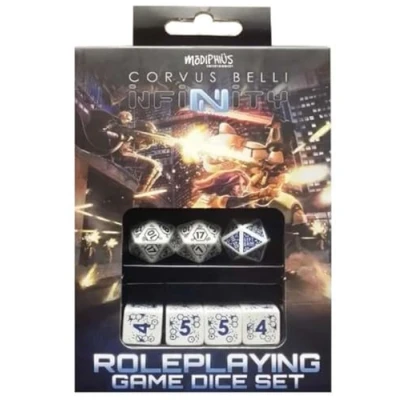 Imagen de Modiphius Infinity: Factions Dice Sets Aleph Set Role Playing Game RPG English