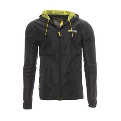 Imagen de Geographical Norway Chubasquero cortavientos de entretiempo Nijak 044 para hombre Negro L