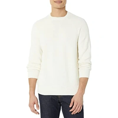 Imagen de Amazon Essentials Jersey Oversize de algodón Texturizado con Cuello Redondo Hombre, Cáscara Huevo, 6XL Grande