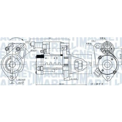 Imagen de MAGNETI MARELLI 063721642610 Motor de arranque 12 1,4 9 HONDA: CR V 4