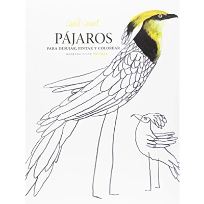 Imagen de Pájaros para dibujar, pintar y colorear (SIN COLECCION)