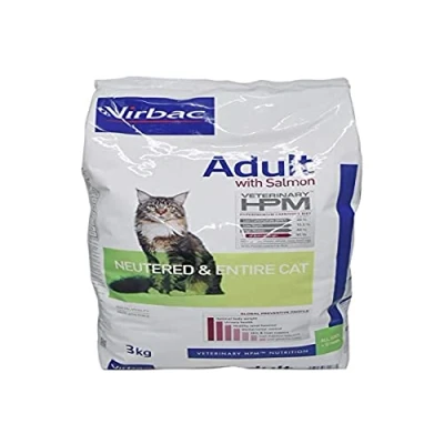 Imagen de Hpm Virbac Feline Adult Neutered Entire Salmon 3Kg 3100 g