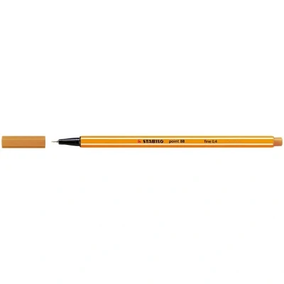 Imagen de Stabilo Bolígrado, punta 88, fino, 0,4 mm color naranja metálico y lila