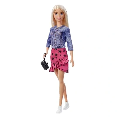Imagen de Barbie Grandes Sueños en la Gran Ciudad Malibú Muñeca Rubia con Accesorios de Moda, Personaje película (Mattel GXT03)