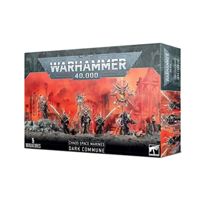 Imagen de Games Workshop Warhammer 40.000 Marines Espaciales del Caos: Comuna Oscura