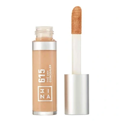 Imagen de 3INA MAKEUP The 24H Concealer 615 Arena claro Corrector de duración Cobertura media a alta con una fórmula ligera Práctico aplicador en esponja 15 tonos Vegan Cruelty Free