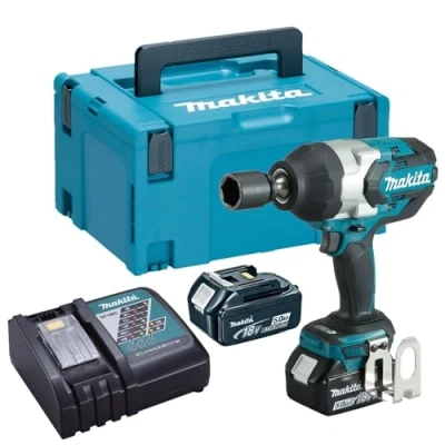 Imagen de Makita DTW1001RTJ Brushless Llave de impacto 1050Nm, inserción 3/4&quot;, 2 baterías 18V, 5.0 Ah Li ion