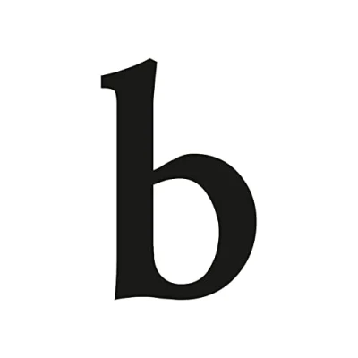 Imagen de Letras adhesivas b en negro I Serif Altura 10 cm Autoadhesivo Número de casa Complemento Letra para Pegar Exterior, Buzón, Puerta Resistente a la intemperie kfz_471_b
