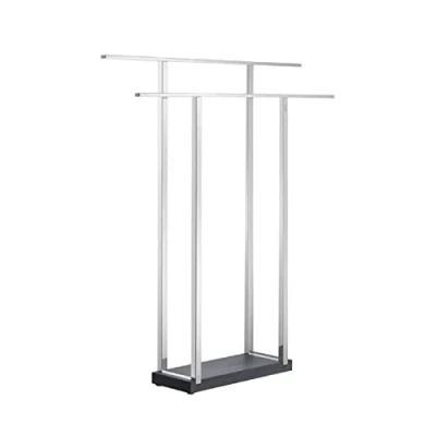 Imagen de Blomus Menoto Soporte de Toallas Independiente Acero Inoxidable con 2 Barras para (H 90 cm, B 75 T 16 Inoxidable, 68695)