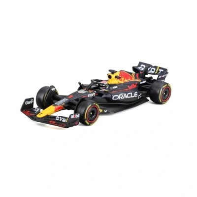 Imagen de Bburago May Cheong B18 38083V Formula 1 Red Bull RB19 2023 con Casco Verstappen Escala 1:43, Coche de Carreras Coleccionable Fundido a presión, múltiples