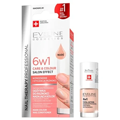 Imagen de Eveline Cosmetics Nail Therapy Professional 6 en 1 5 ml Acondicionador concentrado para uñas Nude