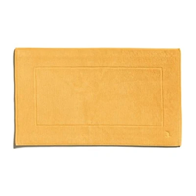 Imagen de Möve Superwuschel Badteppich Alfombrilla de baño con Logotipo Bordado, algodón, Dorado, 60 x 100 cm