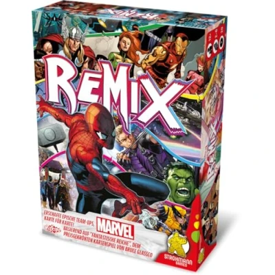 Imagen de Strohmann Games, Marvel Remix Juego Familiar, de Cartas, 2 6 Jugadores, a Partir 12 años, 20 Minutos, alemán