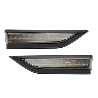 Imagen de AUTO STYLE Juego de intermitentes laterales LED compatible con Volkswagen Caddy IV 2015 2020 Gris incl. luces dinámicas