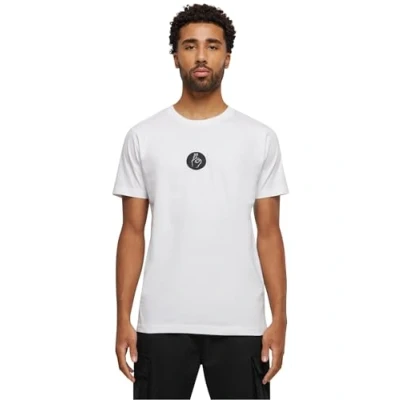Imagen de Mister tee Easy Sign Patch Camiseta, White, M para Hombre