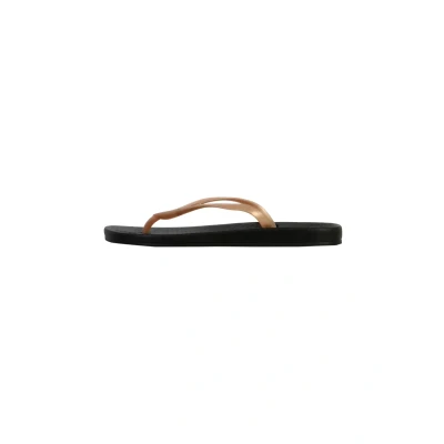Imagen de Ipanema Anatomic Tan Fem Chanclas para mujer, Negro/Dorado, 27.0 cm