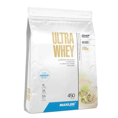 Imagen de Maxler Ultra Whey proteína 24 g de por porción Polvo suero Concentrado suero, aislado hidrolizado Con BCAA