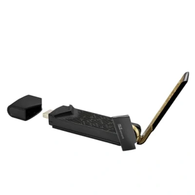 Imagen de Adaptador Wi Fi USB ASUS AX56, OFDMA, MU MIMO, BSS Coloring,Compatible Windows 10/8.1/8/7/Linux, Negro
