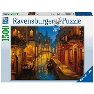 Imagen de Ravensburger Puzzle Canal veneciano, 1500 Piezas, Adultos
