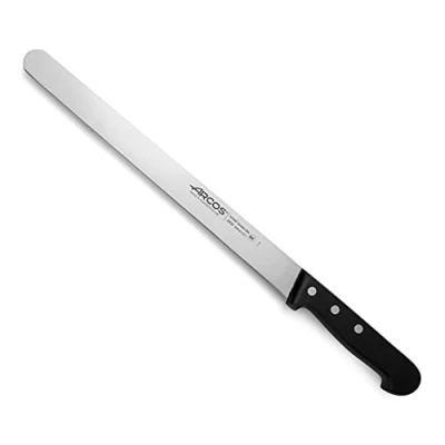 Imagen de Arcos Serie Universal Cuchillo Jamonero Hoja de Acero Inoxidable NITRUM 300 mm Mango Polioximetileno (POM) Color Negro