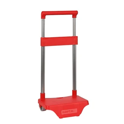 Imagen de Safta Carro Evolution para Mochilas Escolares Plegable Ligero Resistente Diseño Único 400 x 280 850 mm, Rojo, 85cm