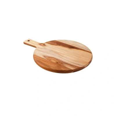 Imagen de Tramontina Tabla de cortar redonda Kitchen, 40 x 30 1,8 cm, madera teca FSC