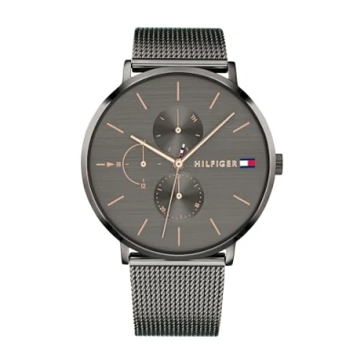 Imagen de Tommy Hilfiger Reloj Multifunción de Cuarzo para Mujer 3 Subesferas, Resistente al Agua 3ATM con Pulsera Cuero o Acero Inoxidable en Malla Eslabones