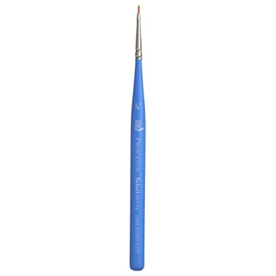 Imagen de Princeton Artist Brush Select Natural Mango Corto Lengua Gato Mini Nº Pulg, Lunar Blender Petite, Petite 1/16&quot;