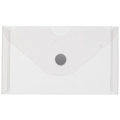 Imagen de Grafoplás 04872800 － Carpeta horizontal de plástico transparente tamaño tarjeta 5 unidades