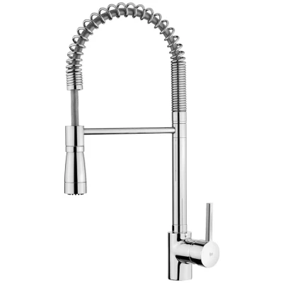 Imagen de Teka ARK 939 Grifo de Cocina, 1 Mando, Caño Alto Giratorio, Super Resistente y Flexible Cocina Extraíble, Metálico, Diseño Moderno, Color Acero Inoxidable