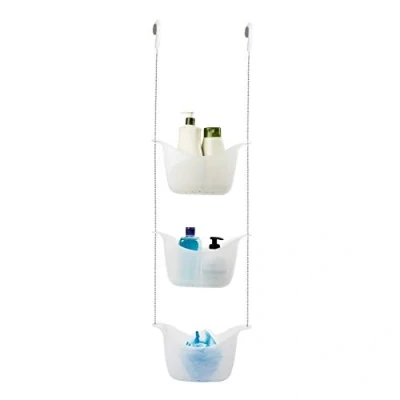 Imagen de Umbra Bask Organizador para ducha, Blanco/Níquel