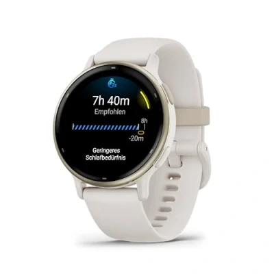 Imagen de Garmin Vívoactive 5, Smartwatch con GPS, Pantalla AMOLED, Funciones Esenciales de Salud y Forma física hasta 11 días autonomía, Blanco (Reacondicionado)